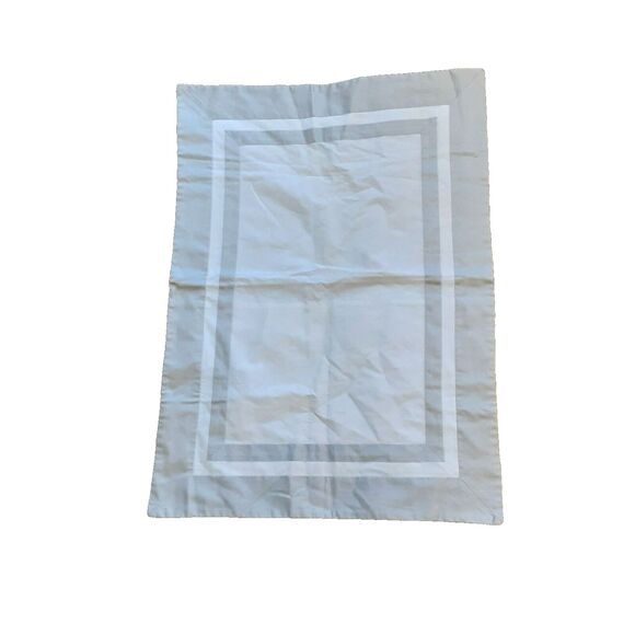 Single luxury gray white Noel-Paris France standard pillow sham contemporary